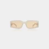 A. KJÆRBEDE Sonnenbrille Alex - Cream Bone