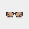 A. KJÆRBEDE Sonnenbrille Alex - Demi Tortoise