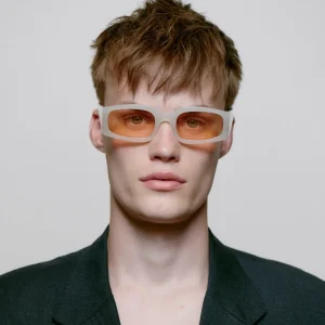 A. KJÆRBEDE Sonnenbrille Alex - Cream Bone