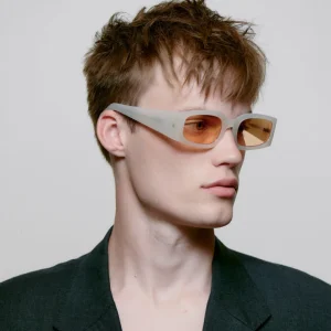 A. KJÆRBEDE Sonnenbrille Alex - Cream Bone