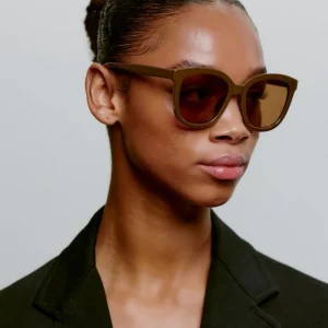 A. KJÆRBEDE Sonnenbrille Billy - Chocolate