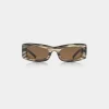 A. KJÆRBEDE Sonnenbrille Frida - Striped Horn