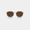 A. KJÆRBEDE Sonnenbrille Hello - Matte Brown
