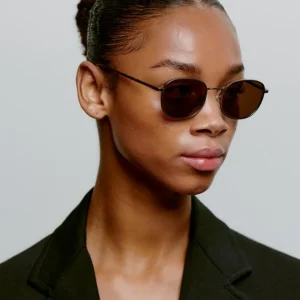 A. KJÆRBEDE Sonnenbrille Hello - Matte Brown