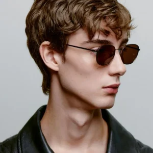 A. KJÆRBEDE Sonnenbrille Hello - Matte Brown