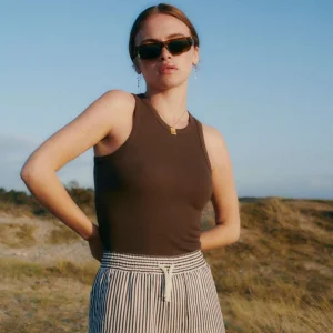 A. KJÆRBEDE Sonnenbrille Jean - Demi Tortoise