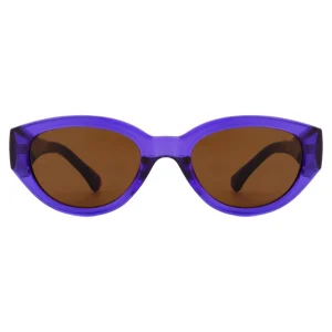A. KJÆRBEDE Sonnenbrille Winnie - Purple Transparent