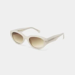 A. KJÆRBEDE Sonnenbrille Winnie - Cream Bone