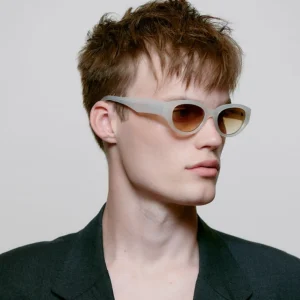 A. KJÆRBEDE Sonnenbrille Winnie - Cream Bone