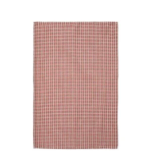 Menu Audo Copenhagen / Troides Gechirrtuch burnt Sienna / weiß 40x67cm - 2er Set