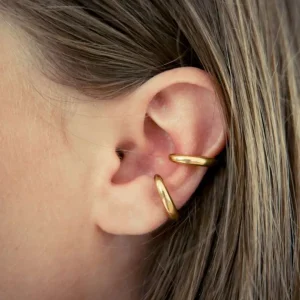 Bandhu Enfold ear cuff vergoldet