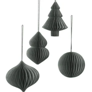 Broste Copenhagen Christmas Mix Papier Thyme - 4er Set