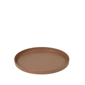 Broste Copenhagen Dekoteller Donna meerkat camel - 22cm
