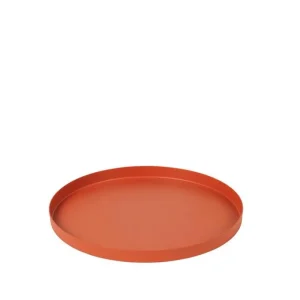 Broste Copenhagen Dekoteller Donna Pumpkin orange - 22cm