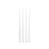 Broste Copenhagen getauchte Kerze "pure white" 38cm - 4er Set