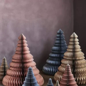 Broste Copenhagen Honeycomb WeihnachtsbaumIndian Tan - 15cm
