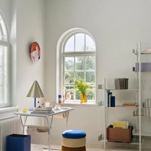 Broste Copenhagen Kerze Rustik Rainbow Blue Lagoon - 17cm
