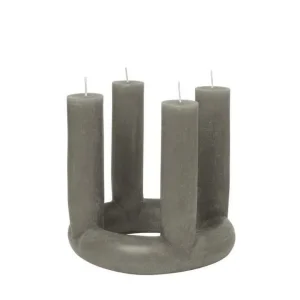 Broste Copenhagen Kerzenkranz LUCILLE Fungi - Wachs