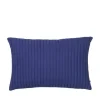 Broste Copenhagen Kissenbezug "Sena" Baumwolle 40x60cm - Maritime Blue