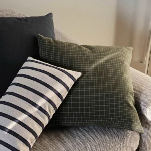 Broste Copenhagen Kissenbezug Bodil Baumwolle 50x50cm - Grape Leaf Green