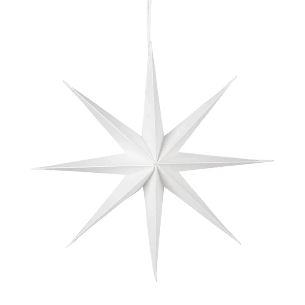 broste_copenhagen_papier__0-2.webp Broste Copenhagen Papier Dekostern "Star" White - 50cm