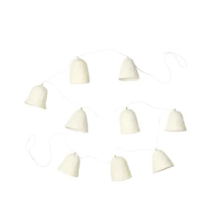 Broste Copenhagen Pulp Glocke Girlande White - 180cm