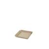 Broste Copenhagen Tablett Erika light sand Eisen 14x14cm