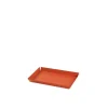 Broste Copenhagen Tablett Erika Pumpkin orange Eisen - 14x21 cm