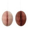Bungalow DK Paper Deco Egg Swirl Large Rosé - 2er Set