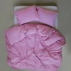 CRSP - Bettbezug Set Einzelbett Sunset Pink (2 tlg.) - 140x200/220cm + 60x70cm