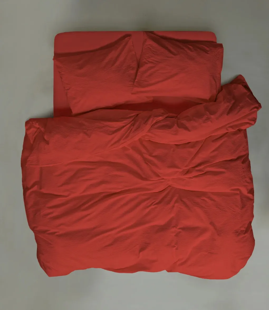 crsp__bettbezug_set_einze_0-2.webp CRSP - Bettbezug Set Einzelbett Chilli (2 tlg.) - 140x200/220cm + 60x70cm