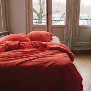 CRSP - Bettbezug Set Einzelbett Chilli (2 tlg.) - 140x200/220cm + 60x70cm