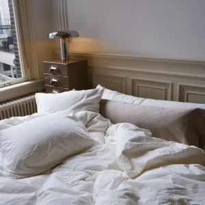 CRSP - Bettbezug Set Einzelbett Vanilla (2 tlg.) - 140x200/220cm + 60x70cm