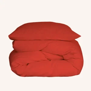 CRSP - Bettbezug Set Einzelbett Chilli (2 tlg.) - 140x200/220cm + 60x70cm