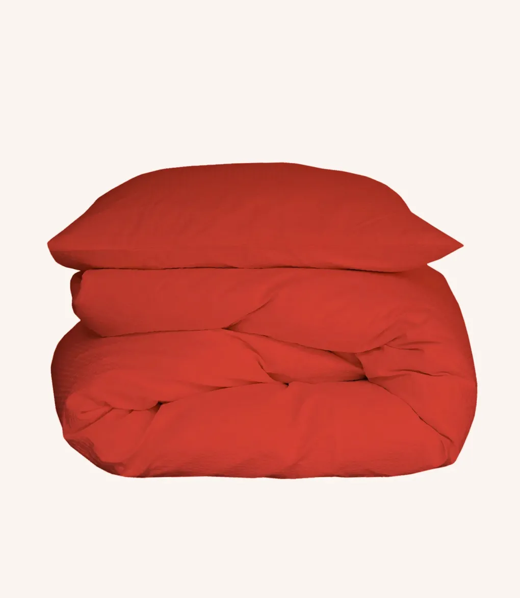 crsp__bettbezug_set_einze_4-2.webp CRSP - Bettbezug Set Einzelbett Chilli (2 tlg.) - 140x200/220cm + 60x70cm