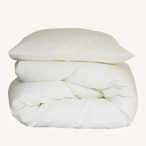CRSP - Bettbezug Set Einzelbett Vanilla (2 tlg.) - 140x200/220cm + 60x70cm