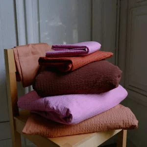 CRSP - Bettbezug Set Einzelbett Sunset Pink (2 tlg.) - 140x200/220cm + 60x70cm