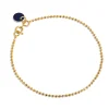 Enamel Copenhagen Armband Ball Chain Midnight - 18k vergoldetes 925er Sterlingsilber