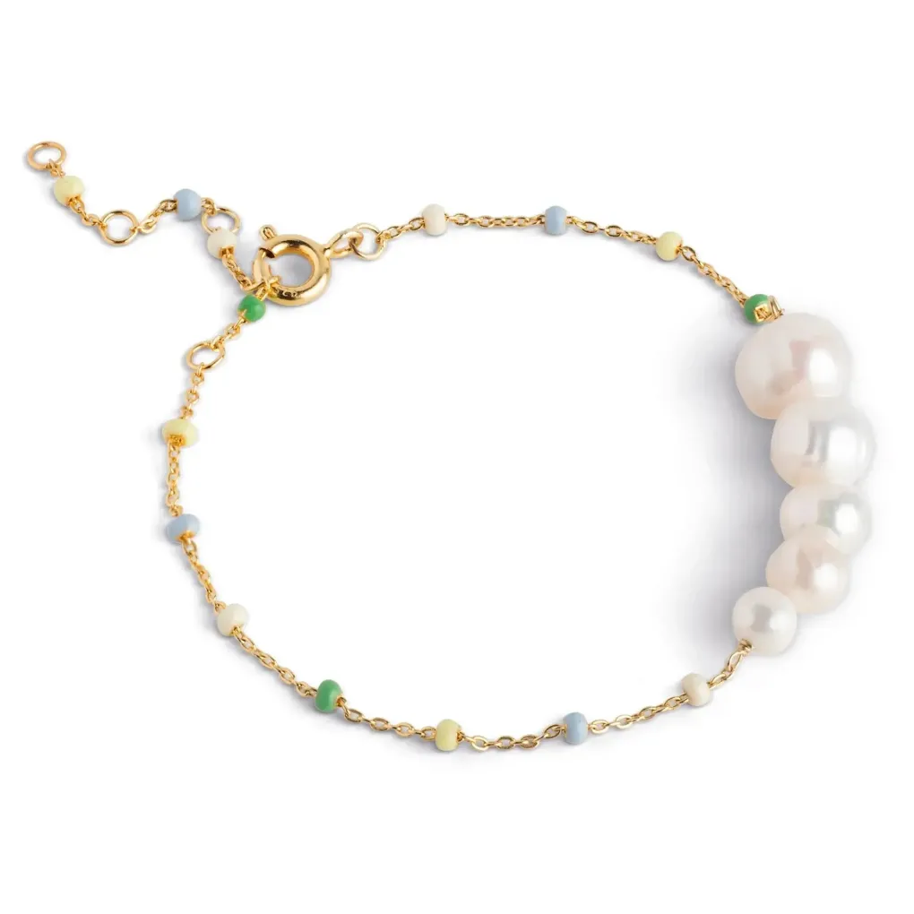 enamel_copenhagen_armband_0-2.webp Enamel Copenhagen Armband Lola Carmen - 18k vergoldetes 925er Sterlingsilber, Süßwasserperlen