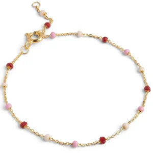 Enamel Copenhagen Armband Lola Rosie- 18k vergoldetes 925er Sterlingsilber