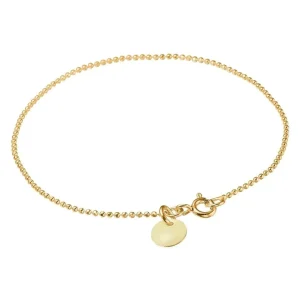 Enamel Copenhagen Armband Ball Chain Beige - 18k vergoldetes 925er Sterlingsilber