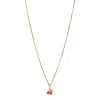 Enamel Copenhagen Halskette Cherry - 18k vergoldetes 925er Sterlingsilber