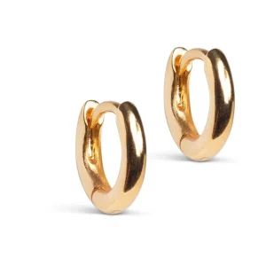 Enamel Copenhagen Ohrringe Chunky Classic 8mm - 18k vergoldetes 925er Sterlingsilber