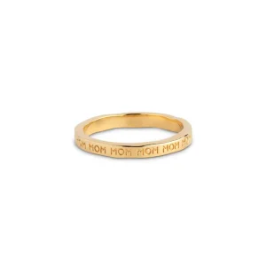 Enamel Copenhagen Ring Mom - 925er Sterlingsilber vergoldet