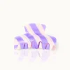 by Vivi. Hair Clip Stripes Lilac