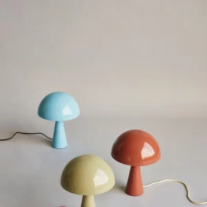 Kinder Hübsch Tischlampe Mush Mini Rotbraun