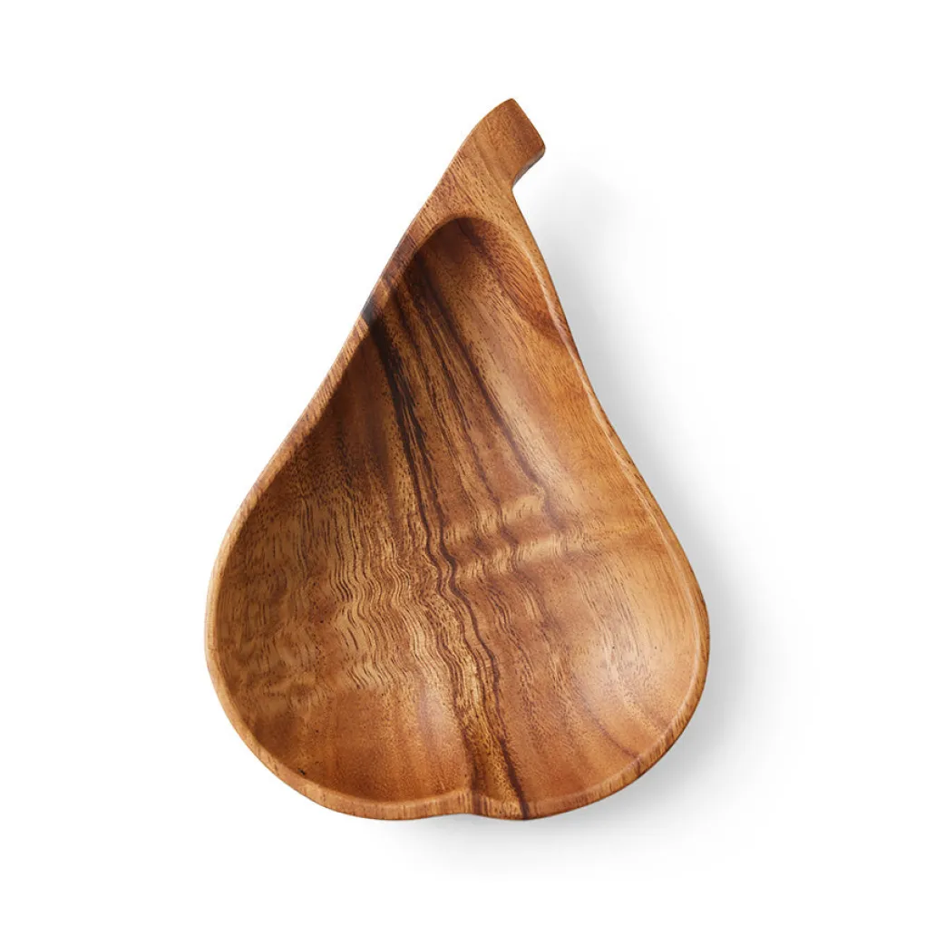 hkliving_acacia_pear_bowl_1.webp HKliving Acacia Pear Bowl L
