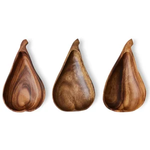 HKliving Acacia Pear Bowl L