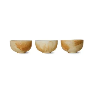 HKliving Chef Ceramics Bowl Rustic Cream / Brown