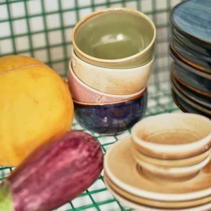 HKliving Chef Ceramics Bowl Rustic Blue